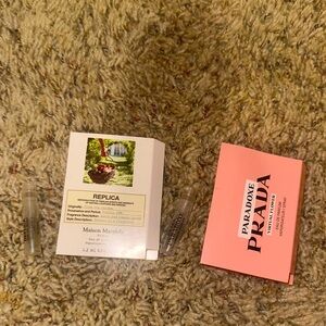 Replica brand and Prada beauty samples mini